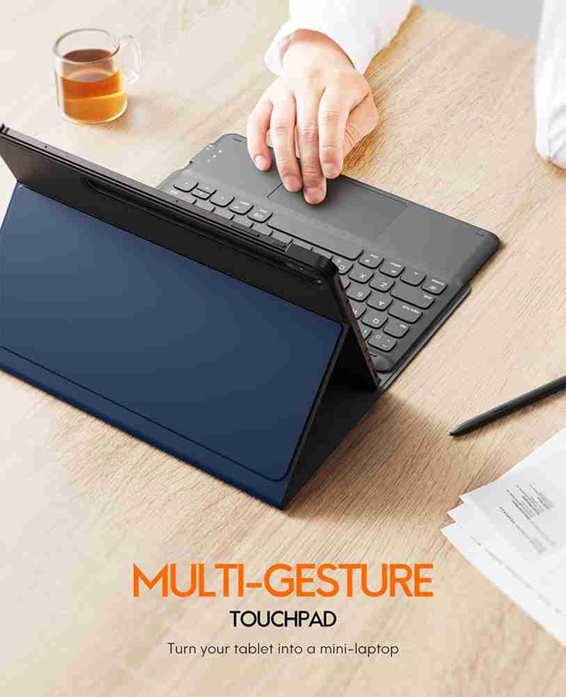 ProElite Detachable Wireless Bluetooth Keyboard flip case for