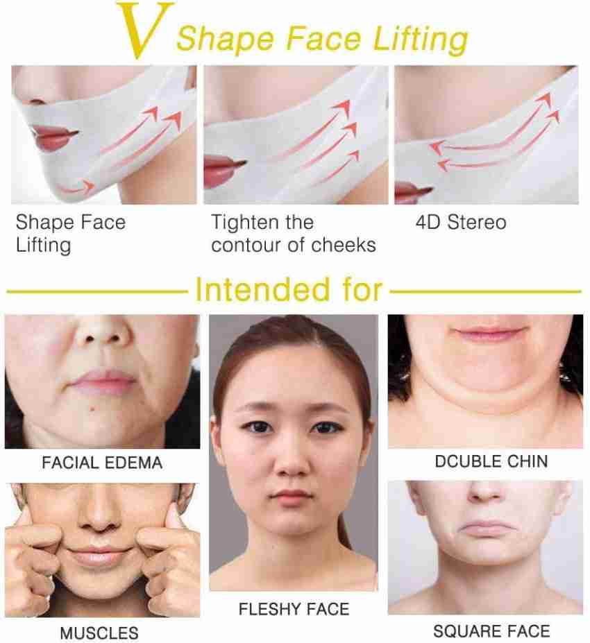 homenity Reusable Relaxation Facial V Shaper Face Slimming Tool Face  Shaping Mask Price in India - Buy homenity Reusable Relaxation Facial V Shaper  Face Slimming Tool Face Shaping Mask online at