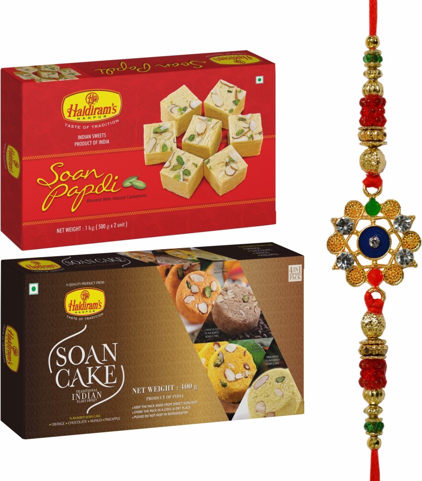 Haldiram's Nagpur Soan Cake Multi Flavour (400 g Each) - Pack of 2 :  Amazon.in