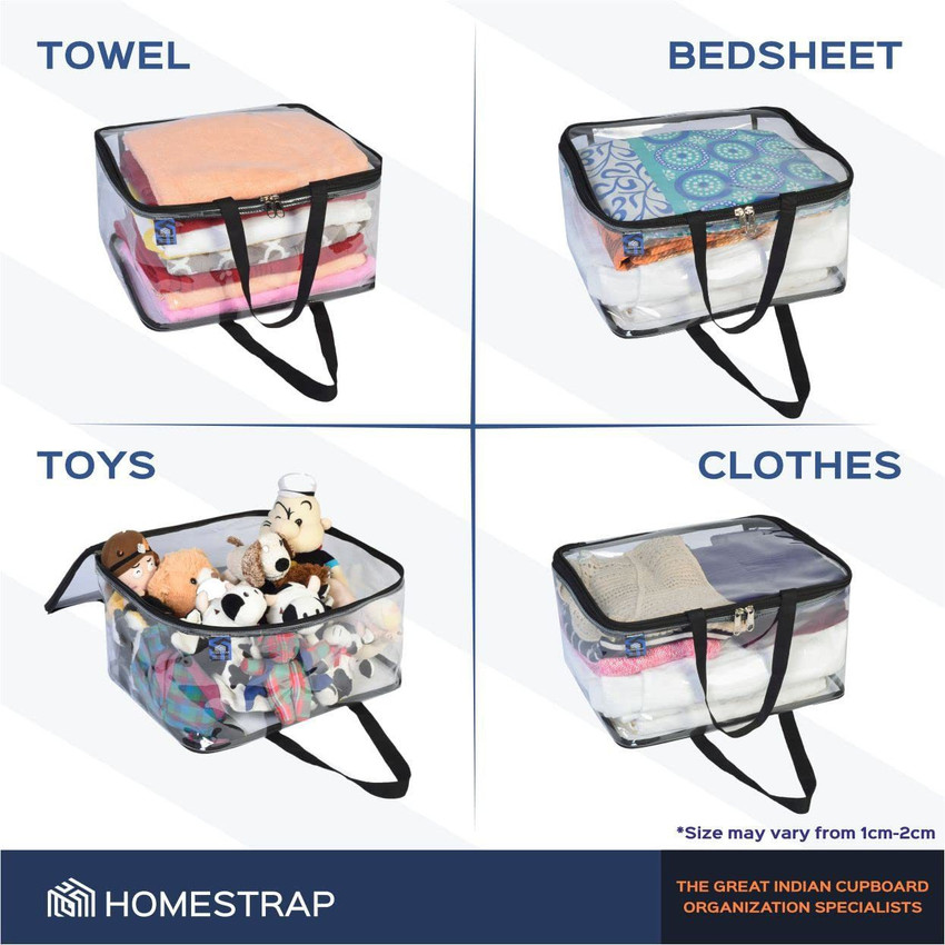 Transparent bag organizer outlet