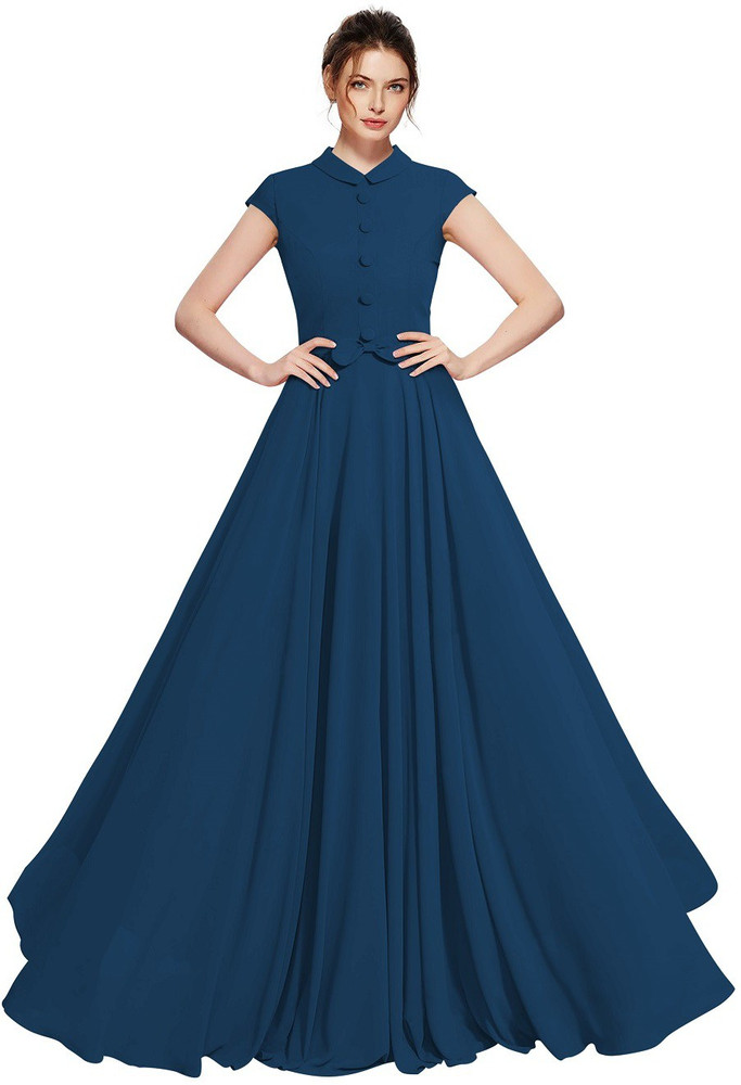 VILUCHI Women Fit and Flare Yellow Dress  Buy VILUCHI Women Fit and Flare  Yellow Dress Online at Best Prices in India  Flipkartcom