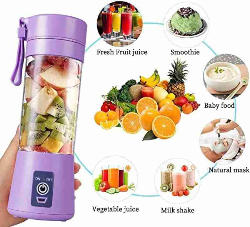 RPTrend Plastic Travel Juicer for Fruits and Vegetables, Fruit