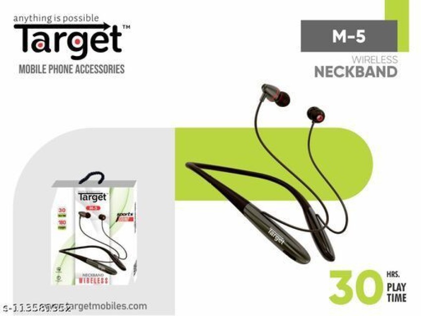 Target wireless headphone m 5 Bluetooth Headset Price in India