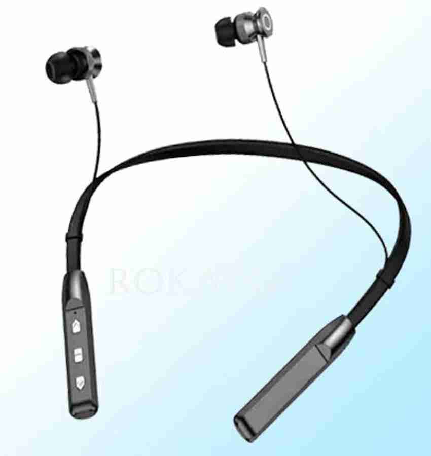 ROKAVO Stereo Bass Neckband Headset Earphone with Volume Control