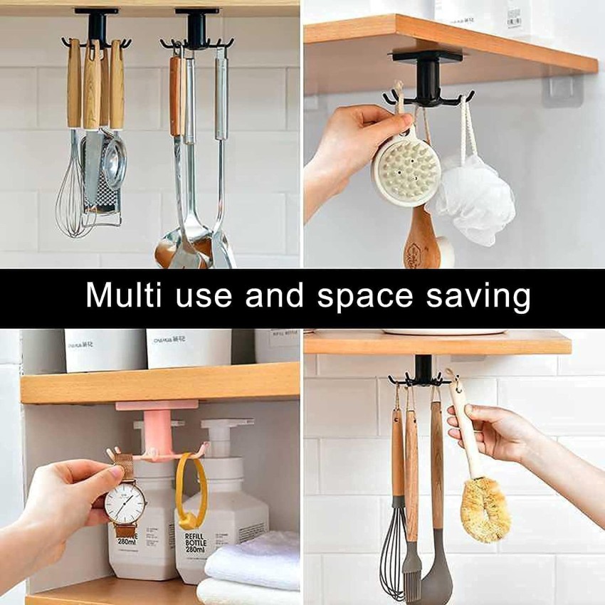 No-Punching Kitchen Hook Rack Wall Wall Hangers Wall Hangers Rack Kitchen Utensils  Rack Spoon Shovel Storage Rack