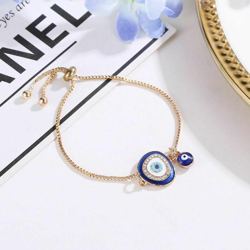 Silver Evil Eye Bracelet for Men  Baronyka