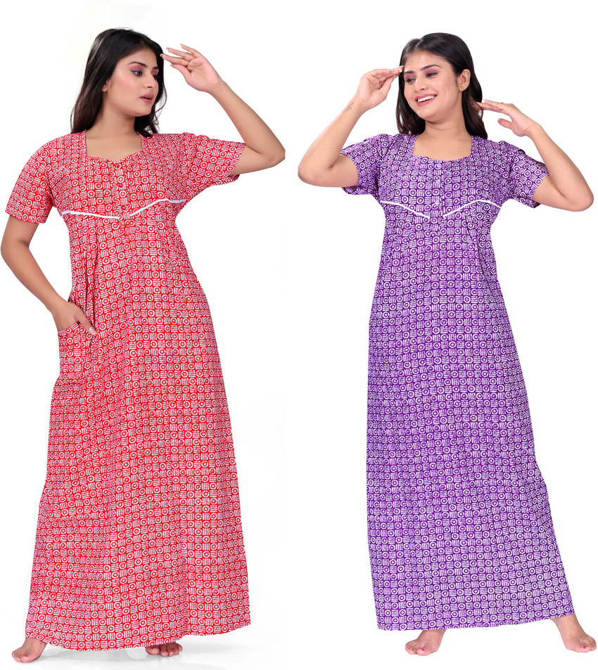 Flipkart ladies cotton on sale nighties