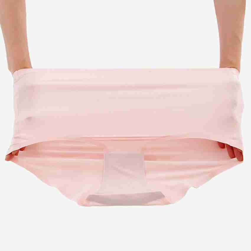 Buy Zivosis Women Pink, Beige Cotton Blend Pack Of 2 Full Coverage