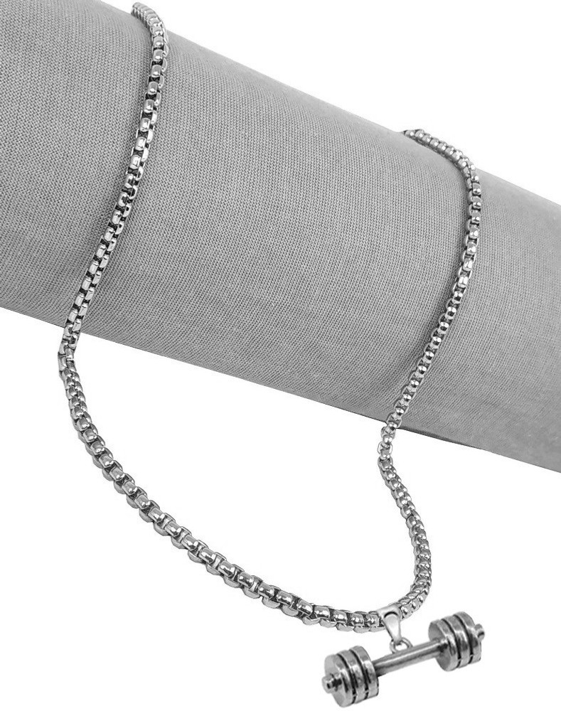 Dumbbell hotsell necklace flipkart