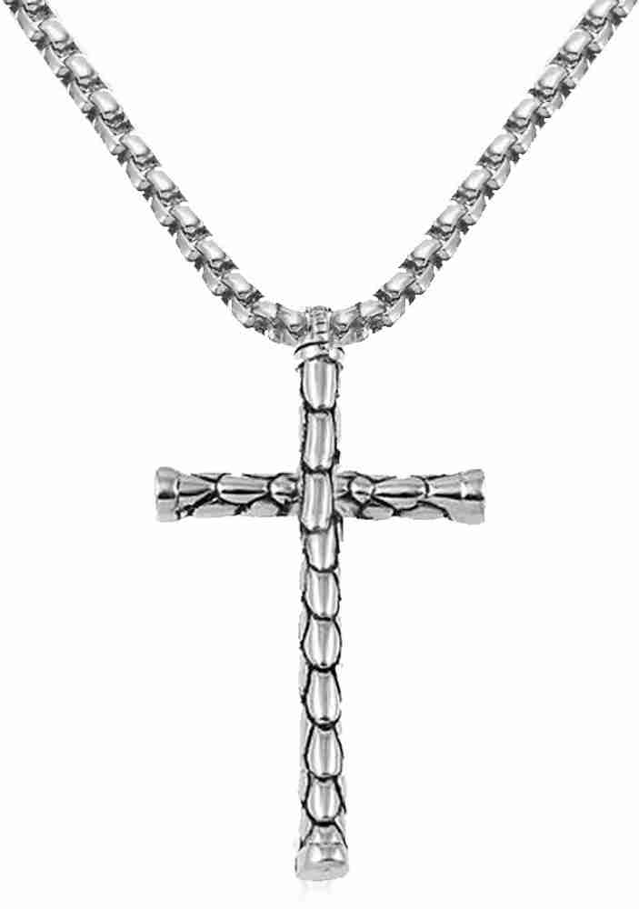 Jesus silver on sale chain