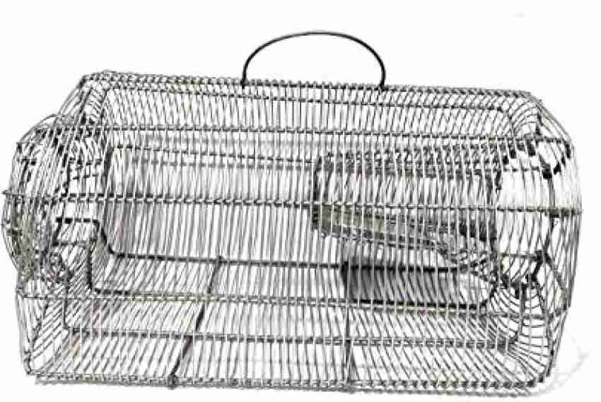 MITHO Wire Big Size Iron Rat/ Mouse Trap/Cage One Way Entrance, Silver  Colour010 Live Trap Price in India - Buy MITHO Wire Big Size Iron Rat/ Mouse  Trap/Cage One Way Entrance, Silver