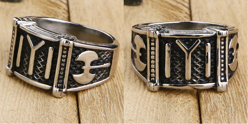 Syfer Turkish Ertugrul Gazi Ring For Boy Men Ring Dirilis Ertugrul