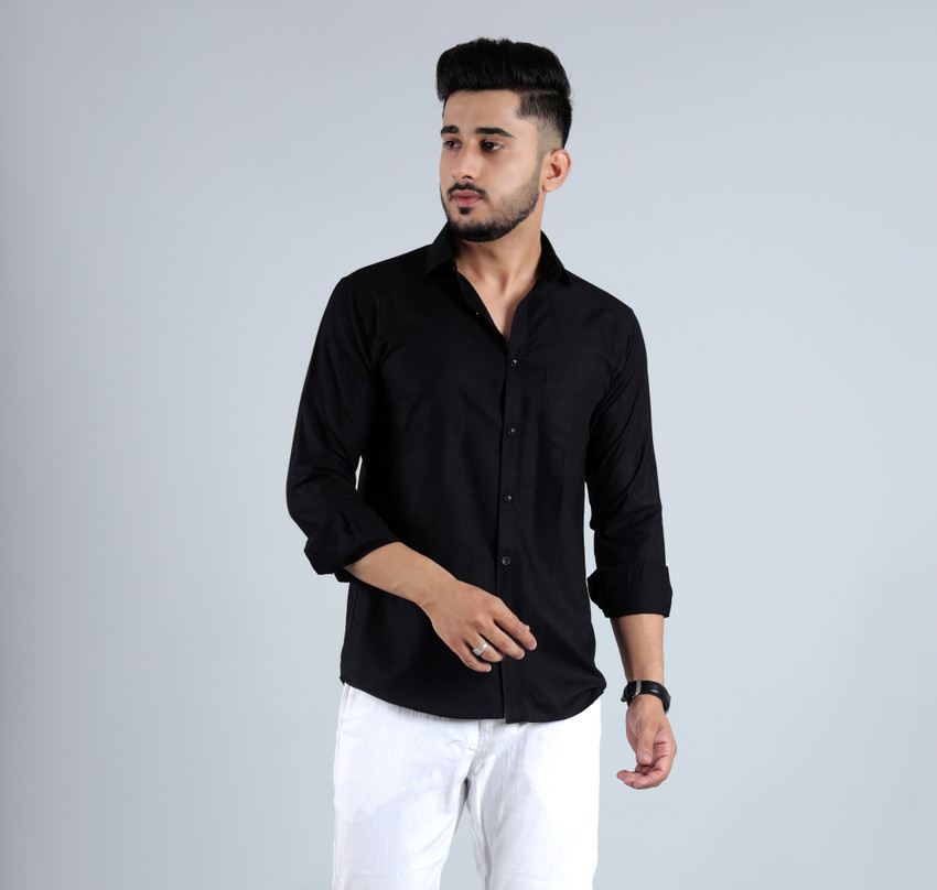 H and sales m black shirt