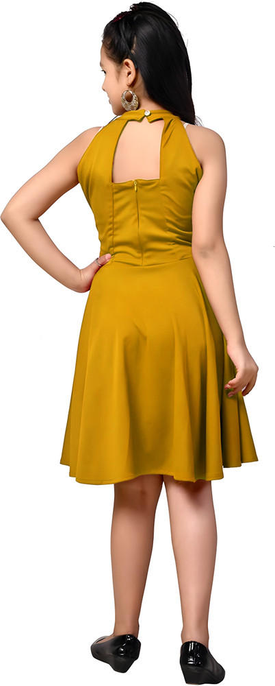 PERFECTPIVOT Girls Midi Knee Length Party Dress Price in India