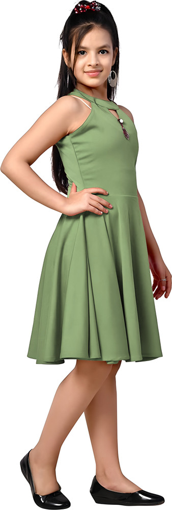 Girls midi dress top