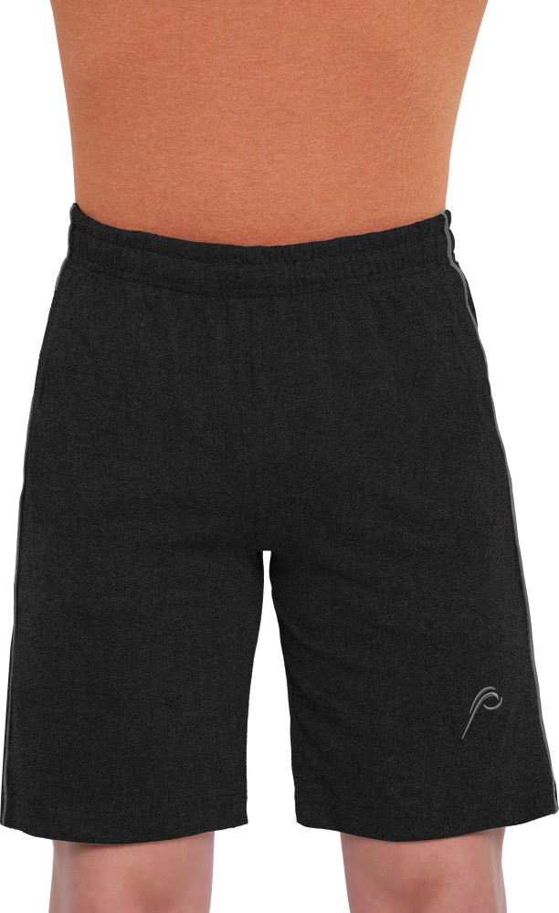 Poomer 3/4th Shorts - Black – Poomer Clothing Company