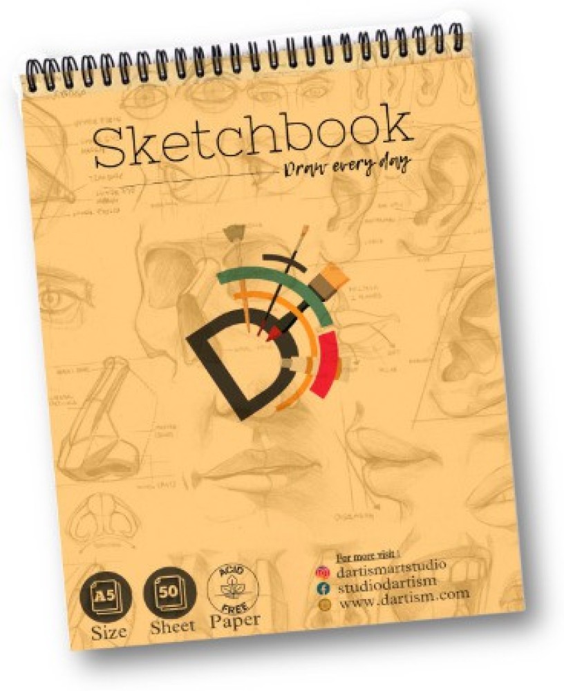 D'ARTISM ART STUDIO SKETCH BOOK A5 Sketch Pad Price in India - Buy