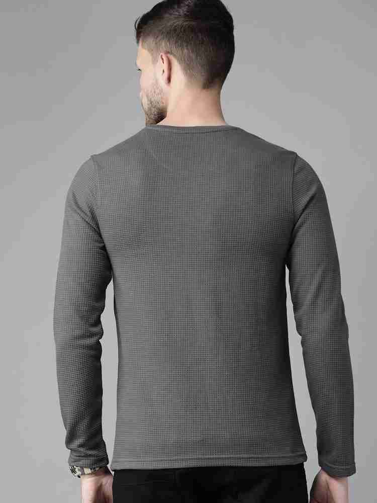 Roadster black henley sweater cheap