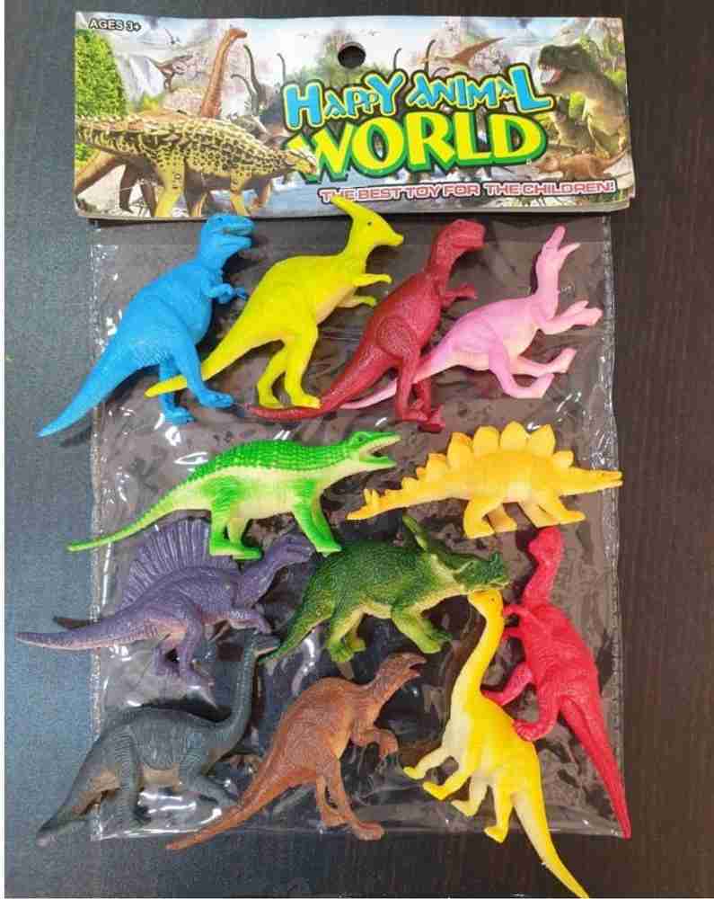 Cabin Hut Dinosaur Toy Set of 12 PCS Dino World Toys Create Your