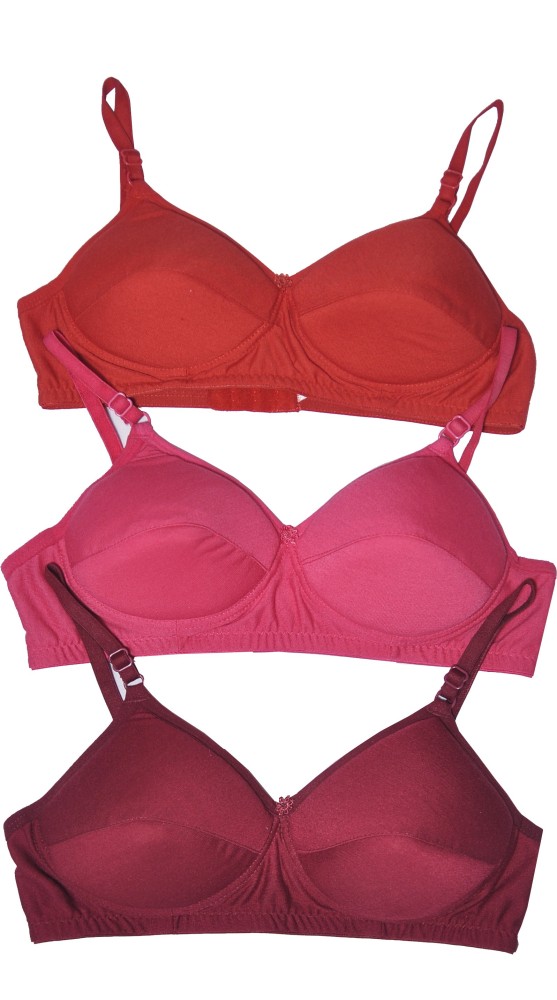 Buy online Pink Cotton Tshirt Bra from lingerie for Women by Zivame for  ₹449 at 50% off