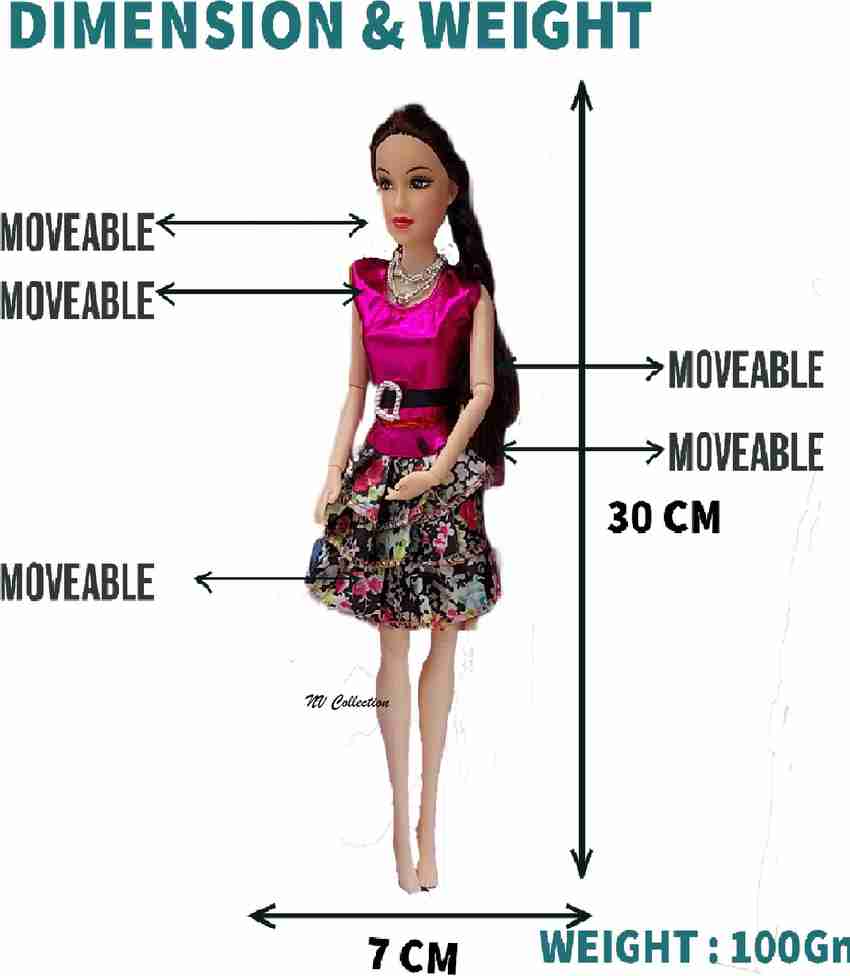 NV COLLECTION Foldable Hands Leg Fashion Doll Set with Accessories for Girls Best Gift Foldable Hands Leg Fashion Doll Set with Accessories for Girls Best Gift Buy Doll