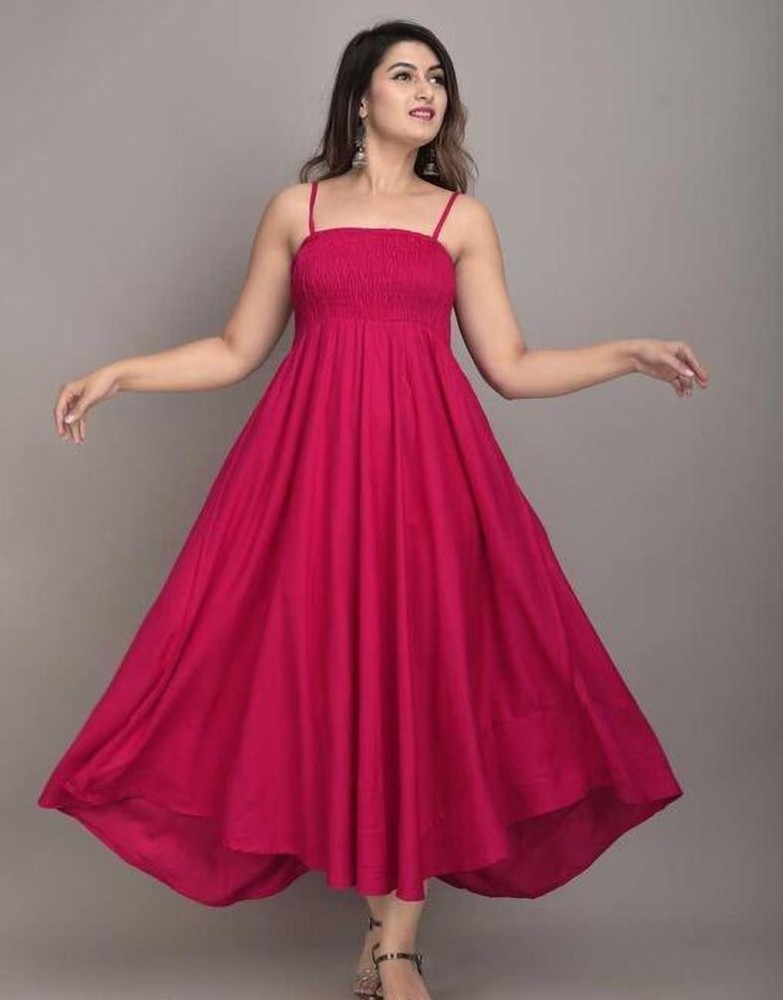 Flipkart pink gown best sale