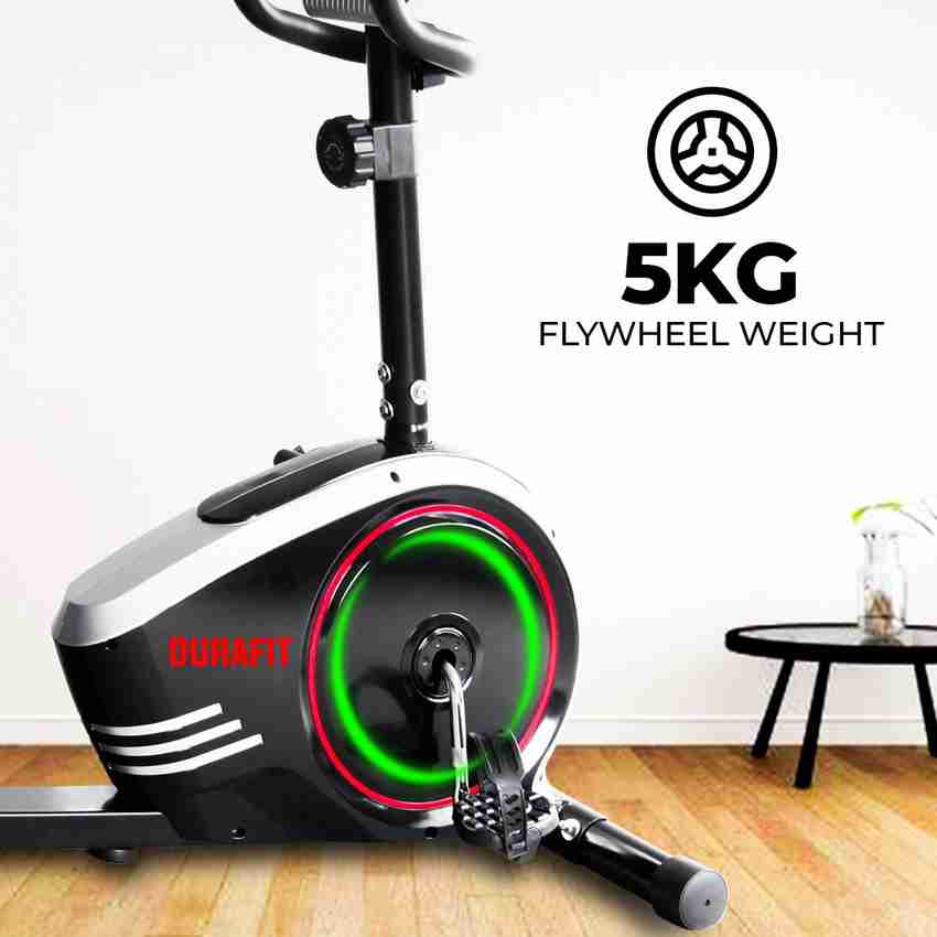 Durafit Glider Recumbent Exercise Bike for Home Use with 8 Levels of Resistance Recumbent Stationary Exercise Bike