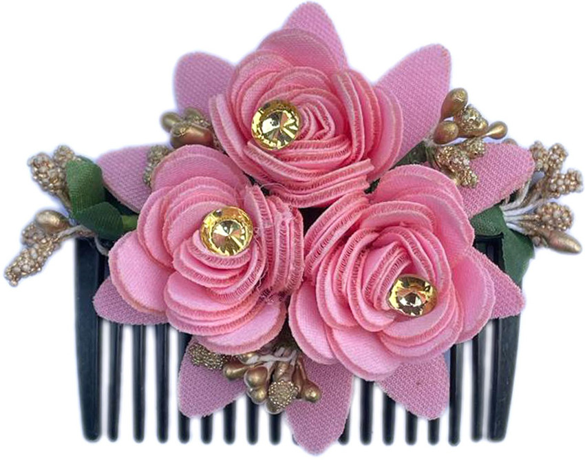 Fancy flower hair clips on sale