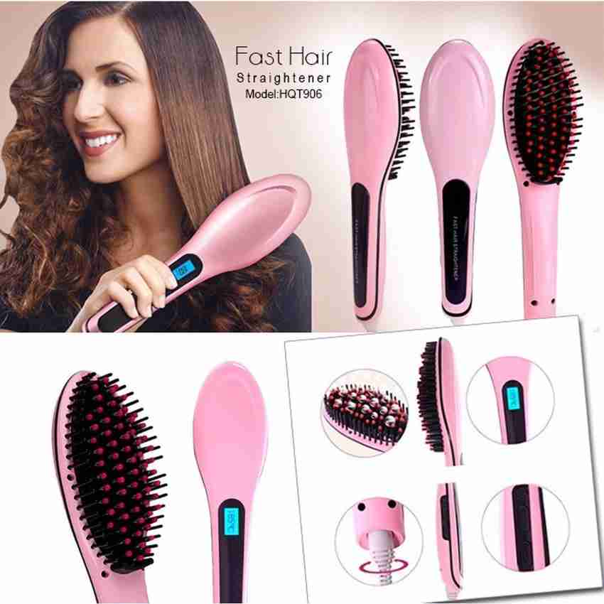Shri Radhe Trader Original Fast Hair Straightener Hqt 906 Hair Electric Comb Brush hqt 906 Hair Straightener Brush Shri Radhe Trader Flipkart