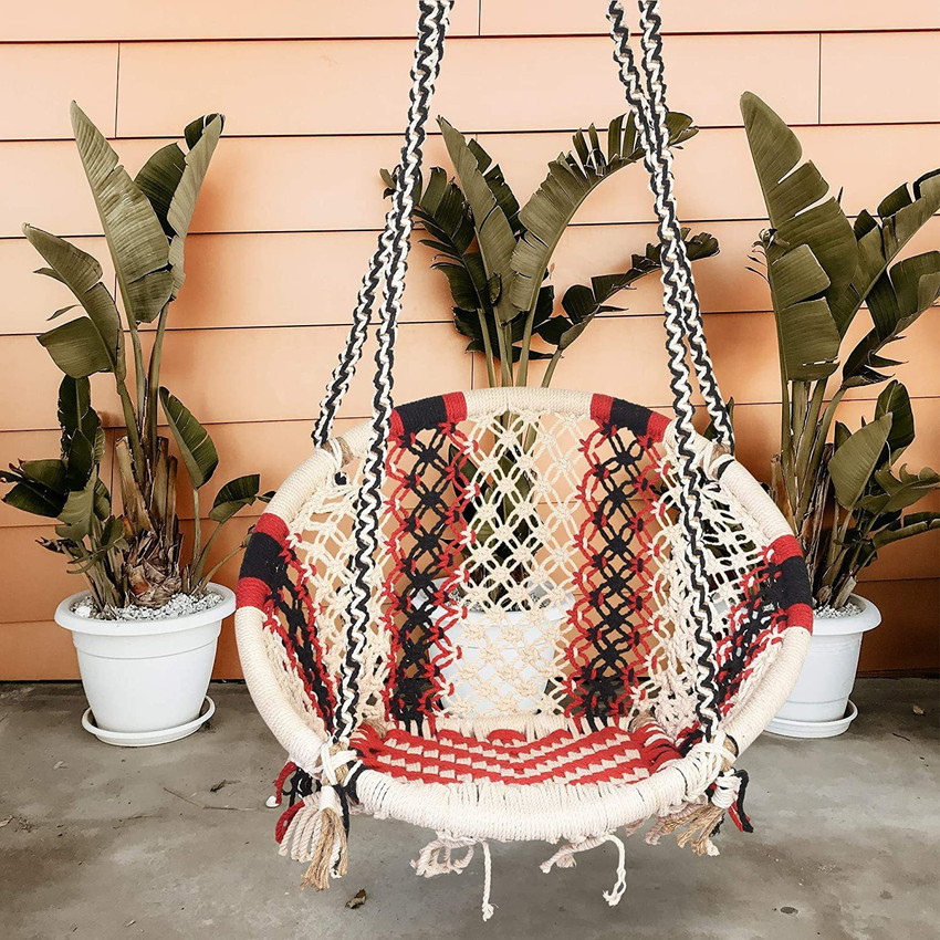 Kkriya Home Decor Multicolour Cotton Jute Swing for Adult Kids Swing for Everyone Jute Large Swing Price in India Buy Kkriya Home Decor Multicolour Cotton Jute Swing for Adult Kids Swing for Everyone