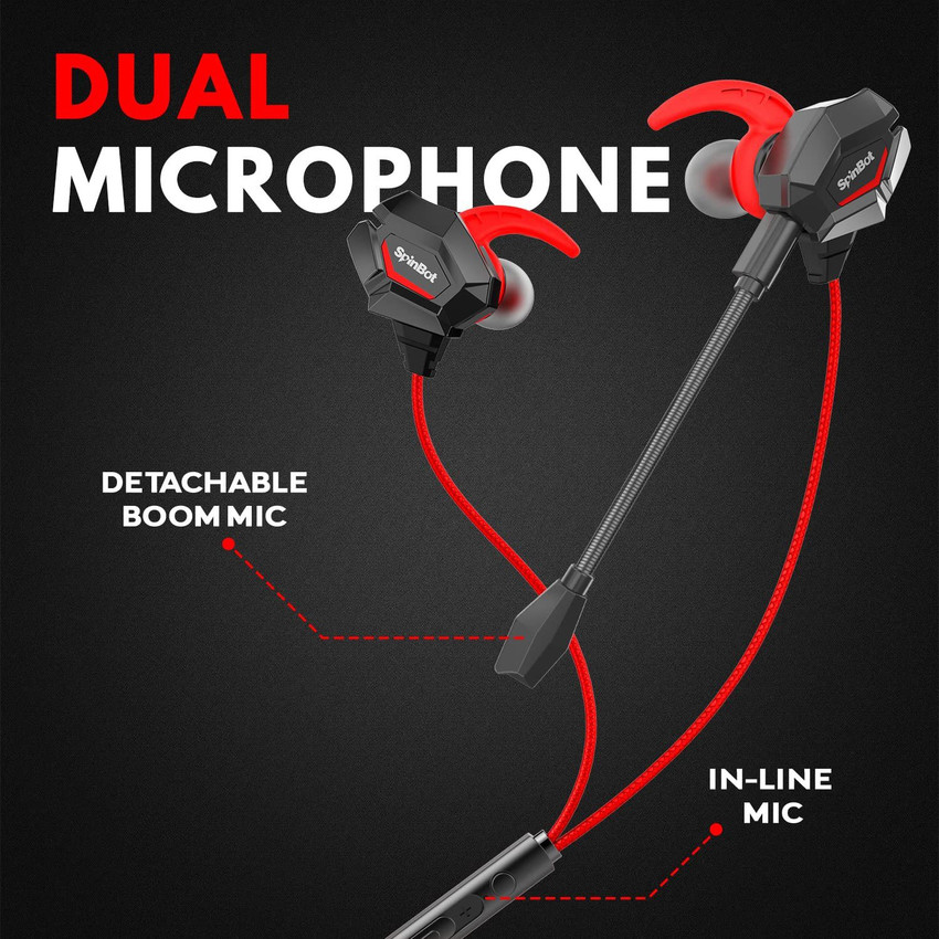 Earphone with sales boom mic