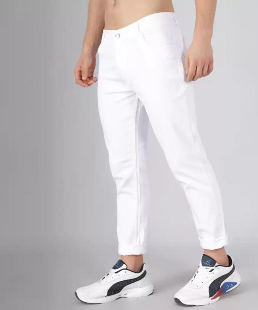 White jeans outlet flipkart