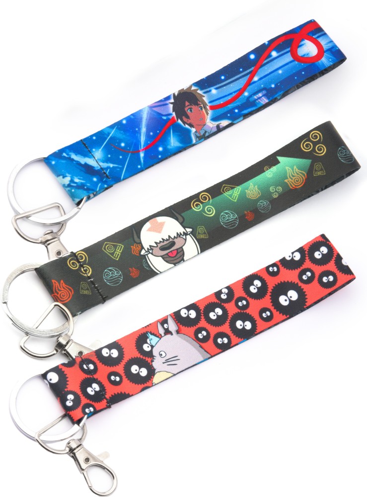 Identification Badges & Supplies ONE Piece Anime Keychains,Keychain Lanyard,Anime  Lanyard,ID Holder for Badge one piece2 Red Purple Badge Lanyards