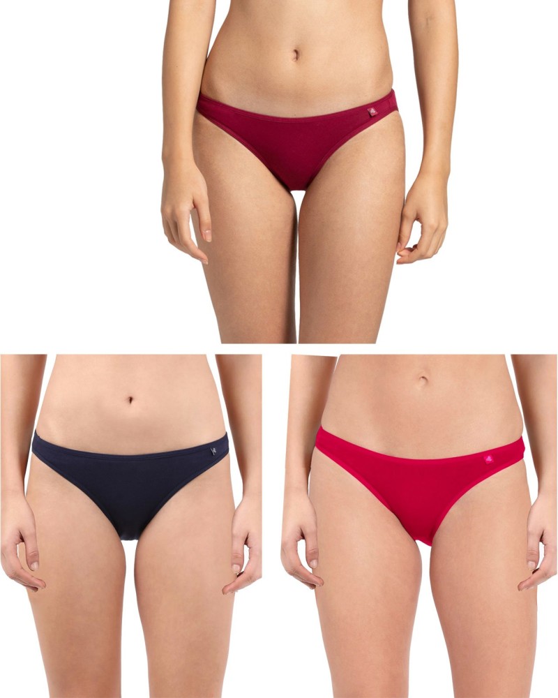 Jockey Women's Low-waist Bikini Panties with Ultrasoft Elastic SS02 –  Online Shopping site in India