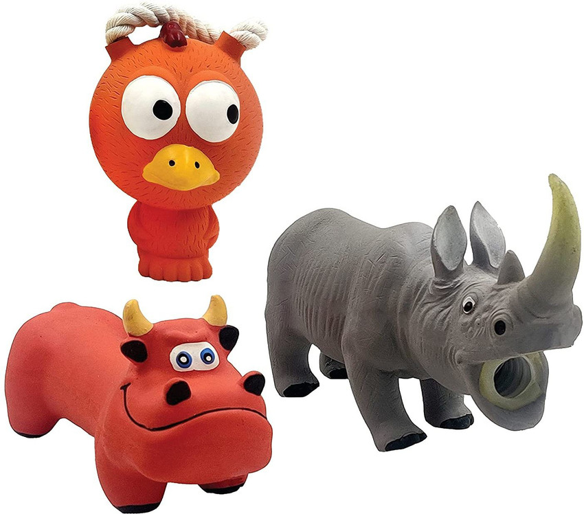Rhino dog toy on sale