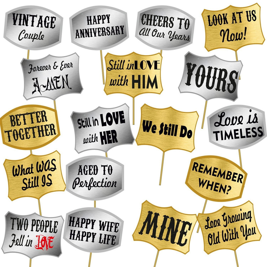 Wedding anniversary props new arrivals
