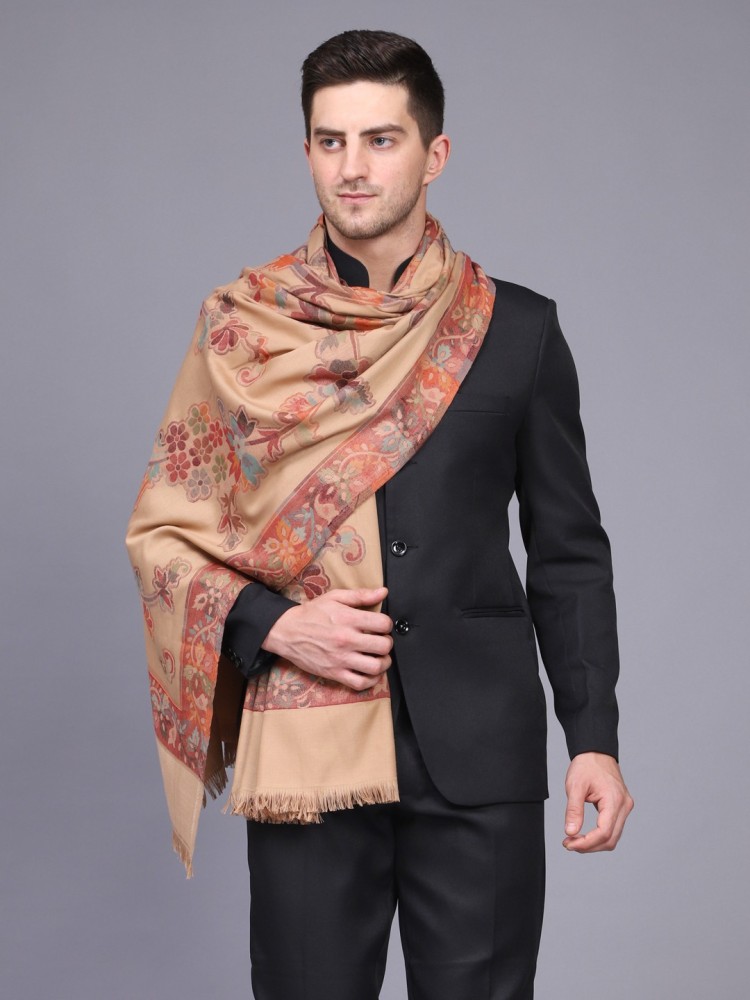 Buy Black Shawls & Wraps for Men by Weavers Villa Online