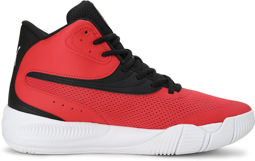 Red puma basketball shoes on sale