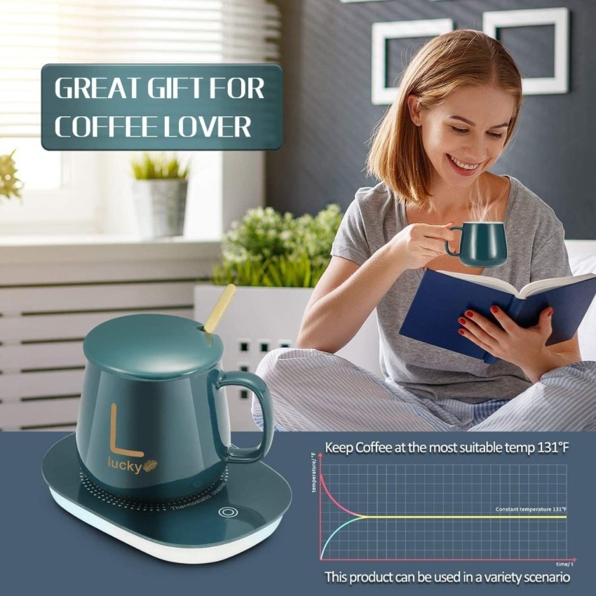 Electric Mug Heater, Electric Coffee Mug Warmer, 110v Constant Temperature Mug  Heater - Keep Your Coffee & Tea Warm All Day, Cup Heating Pad For Heating  Coffee, Beverage, Milk, Tea And Chocolate