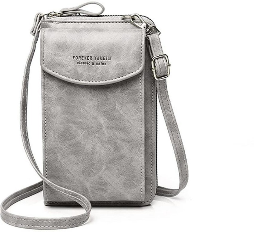 Vintage Crossbody Phone Bag for Women, Small Leather Shoulder