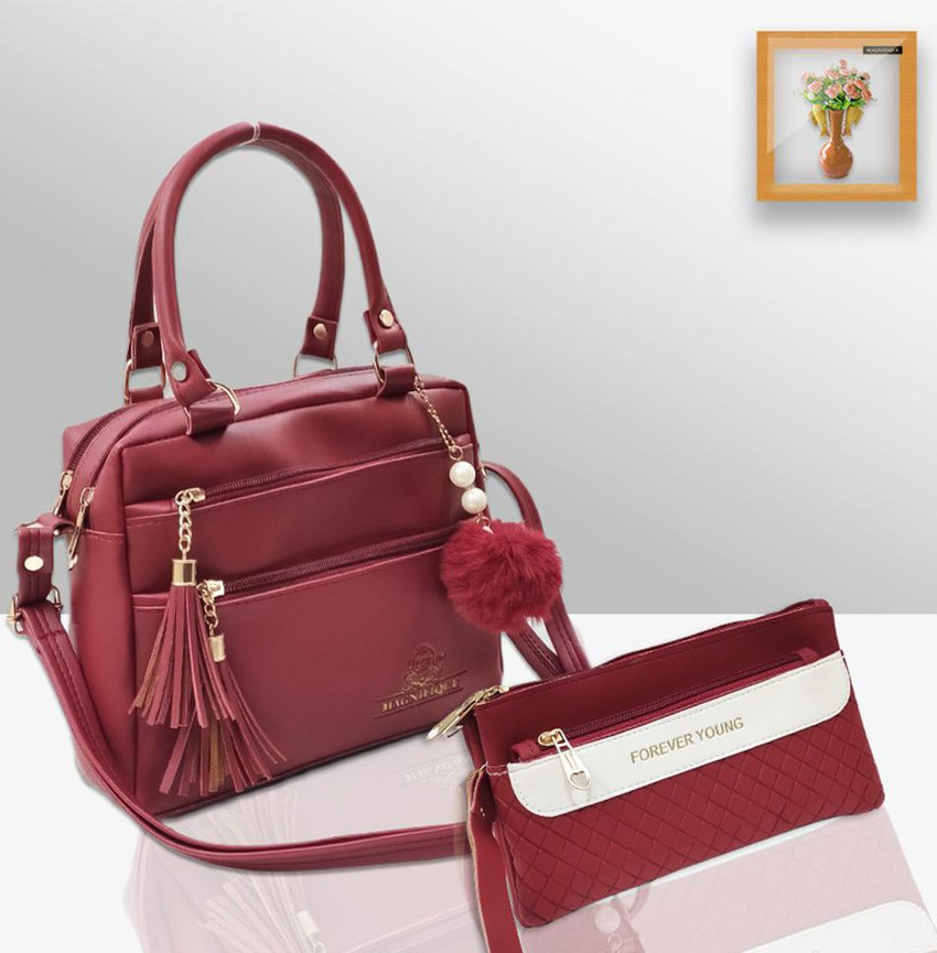 Maroon messenger bag online