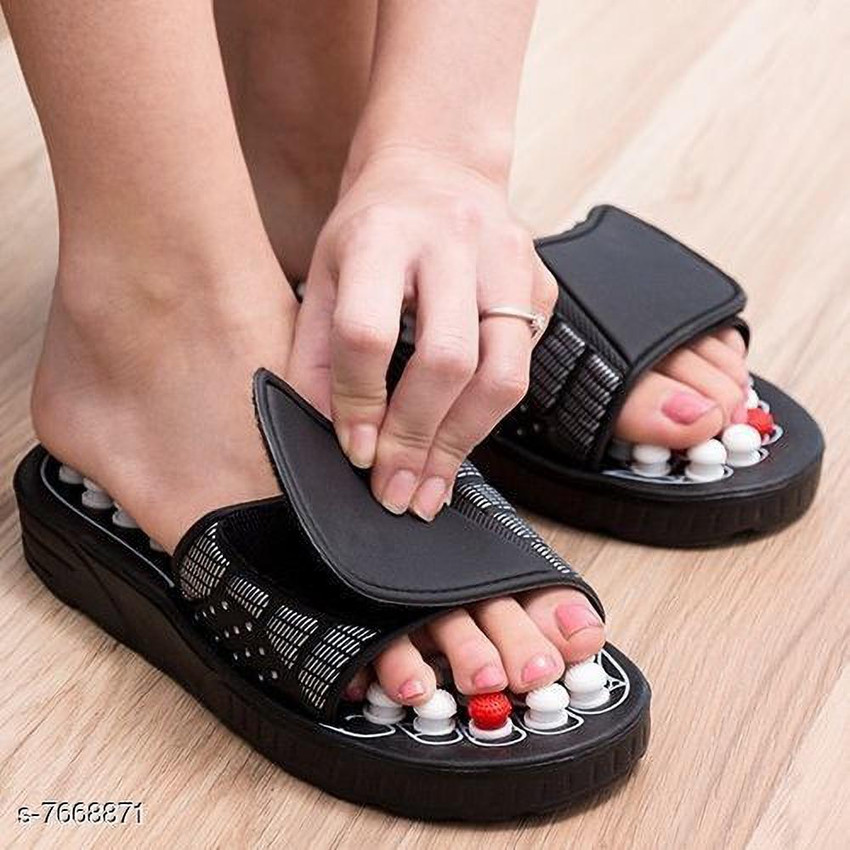 jasvi Men Acupressure Slippers Yoga Paduka Natural Leg Magnetic