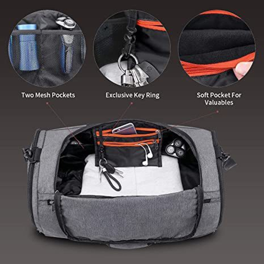 Two compartment gym bag sales