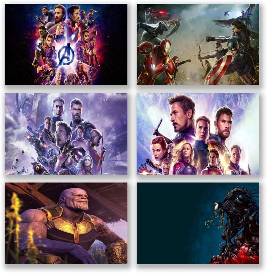 The Original 6 Avengers Sticker Pack 
