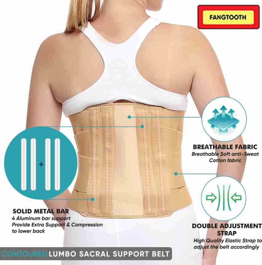 Elastic Back Support Brace, Contoured 9 Back