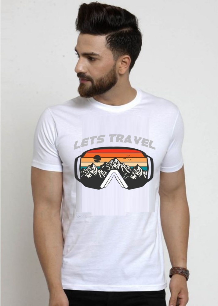 ELEGANT FOX Printed Men Round Neck White T-Shirt - Buy ELEGANT FOX Printed  Men Round Neck White T-Shirt Online at Best Prices in India