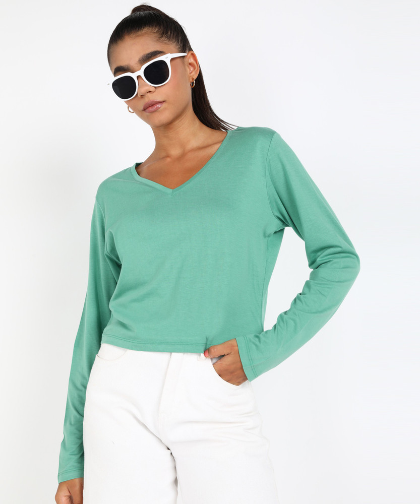 forever 21 green top