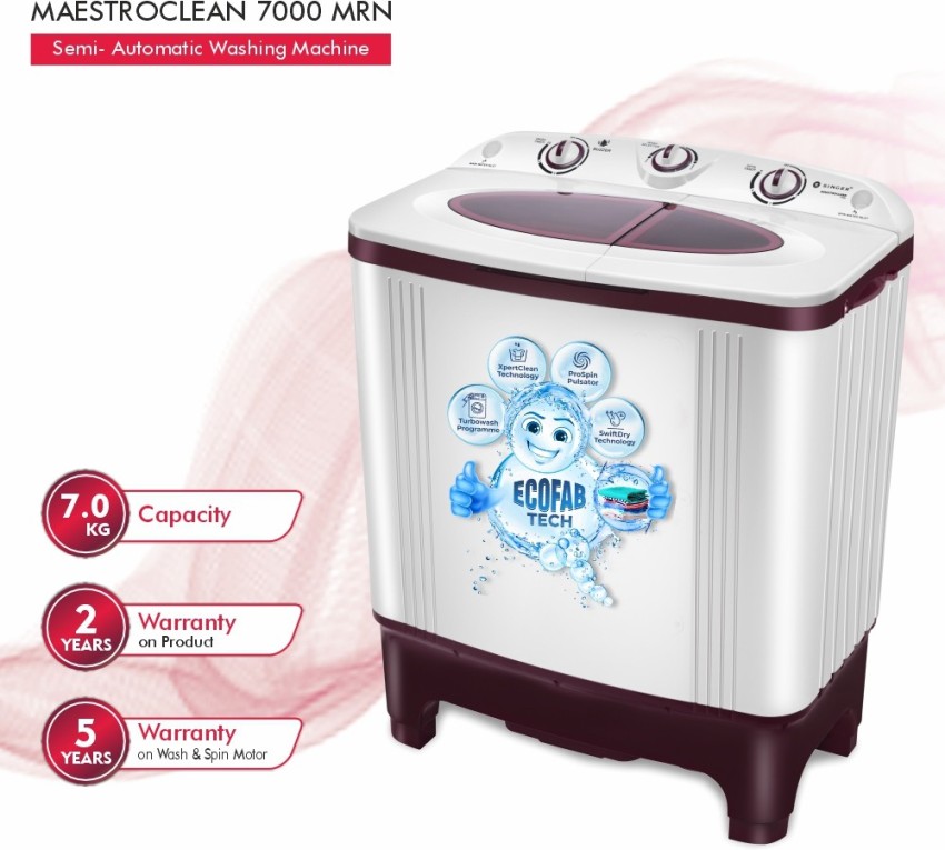 singer washing machine 7 kg price