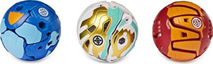 Bakugan Starter Pack 3-Pack, Fused Trox x Nobilious Ultra, Armored