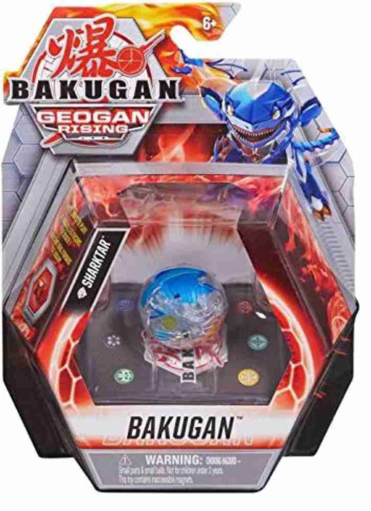 Bakugan Geogan Rising 2021 Diamond Sharktar 2 inch Core Figure and